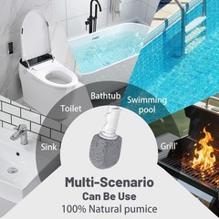 Pumice Stone Toilet Cleaner Brush 7 Pack Heavy-Duty Scrubber For Toilet Bath