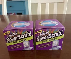 New Kaboom Never Scrub Refill Cartridges Lot Of 2 35097 Drop-In 1.65oz, 47g