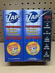 ZAP! Professional Restorer Twin Pack Concentrate 2 Count 16oz Sealed W Sprayer
