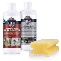 CLEAN MY STEEL Stainless Steel Rust Remover Kit 8.5 Fl Oz