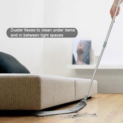 Dust Brush Under Appliance Microfiber Duster 40 – 55 in with 2 Cloth