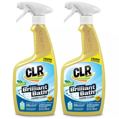 CLR Brilliant Bath Foaming Multi-Surface Cleaner, Fresh Scent, 26 fl oz (2 Pack)