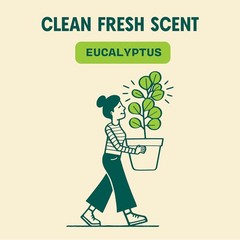 Ultra Concentrated Vinegar Floor Cleaner Eucalyptus 3x32oz Multi-Surface Mopping