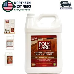 128 Fl Oz Super Concentrated Hardwood Floor Cleaner – All-Purpose & Fast Drying