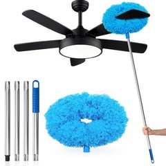 Ceiling Fan Cleaner Duster with Extension Pol, 12 to 51 Inch Duster Length, R…