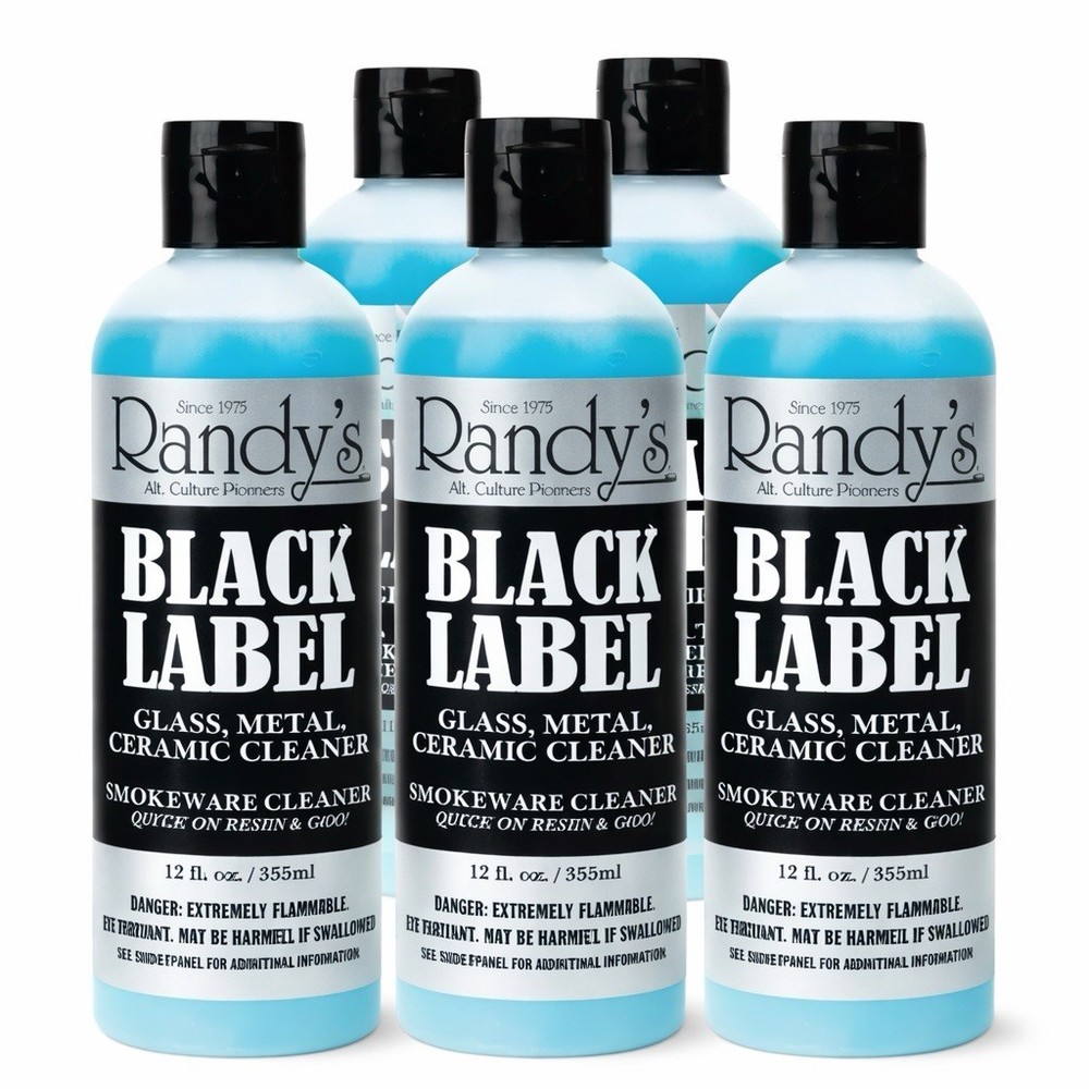 Randy’s Black Label Cleaner 12oz 5-Pack | Multi-Surface Ceramic Glass Metal