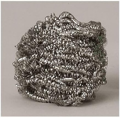 Stainless Steel Scrubbing Sponges – 1-Pack (1 Set of 3 = 3 Pieces) – Heavy Duty