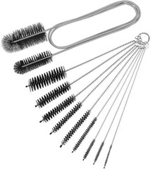 10 Pcs Flexible Drain Brush Straw Cleaner Brush Set,Pipe Cleaners Brush,61Inch S