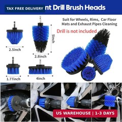 Car Detailing Kit Car Wash Supplies Brush Set Interior Exterior Wheels Cleaning