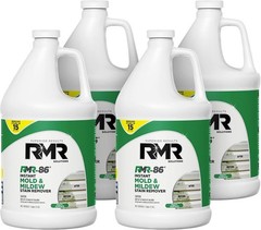 Mold and Mildew Stain Remover Spray – 1 Gallon, 4 Pack