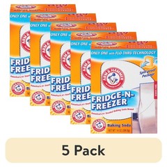 5 Pack Baking Soda Fridge and Freezer Odor Absorber 14 Ounce Box
