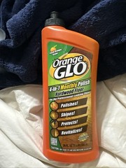 Orange Glo Fresh Orange Scent 4-in-1 Polish Hardwood Floor, 24 Fl. Oz. 90% Full