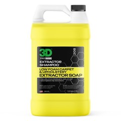 3D Extractor Shampoo 128 Fl Oz Low Foam Carpet Upholstery Cleaner Made in USA