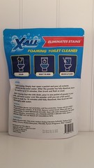 X-ALL Foaming Toilet Cleaner, Self-Activating Powder, 1 Pack(4 Treatments)