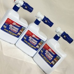 3 Pack Outdoor Cleaner Cleans Moss & Algae from House Vinyl Siding Deck LIQ040