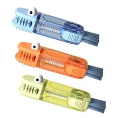 3-in-1 Crocodile Bottle Lid Cleaning Brush Set, Tiny Crevice Gap Cleaner for …