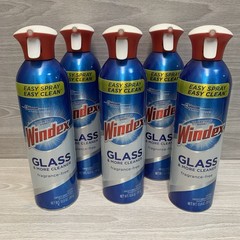 Windex Aerosol Glass & More Cleaner Fragrance Free 13.8 oz Streak-Free Shine NEW