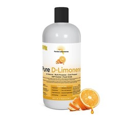 D-Limonene 100% FOOD GRADE Citrus 32oz D-Limonene Orange Oil – Cold Pressed