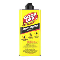 Goof Off Professional Strength Latex Paint and Adhesive Remover, 6 fl.oz(2 PACK)