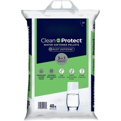 Clean and Protect Plus Rust Defense Water Softener Salt Pellets, 40 lb