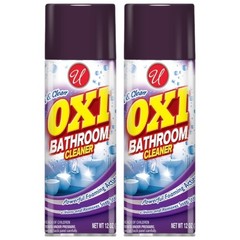Oxi Bathroom Cleaner Foaming Action – Fresh & Clean, 12oz. (Pack of 2)