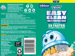 Easy Clean Foaming Multipurpose Bathroom Cleaner, Continuous Spray Bottle, Fast