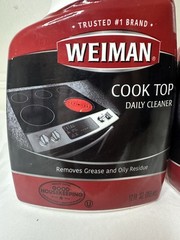 Weiman Cooktop Cleaner 2 Pack 12oz Streak Free Surface