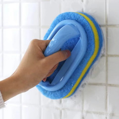 1Pc Cleaning Brush Household with Handle Dish Soap Bathroom Kitchen Tub Thicken