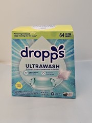 Dropps UltraWash Dishwasher Detergent, Lemon Citrus (64 Ultra Drops)