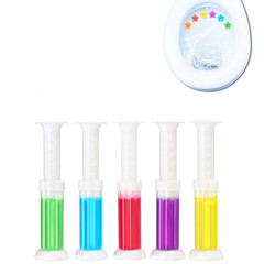 1PC Toilet Cleaner Gel Fresh Flower Toilet Gel Stamp Stops Limescale and Stains