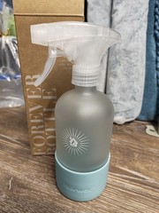 NORWEX FOREVER GLASS BOTTLE SPRAYER- SEA MIST SLEEVE-NEW IN BOX