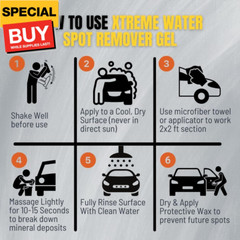 Xtreme Water Spot Remover Gel – Instantly Removes Hard Water Spots and Stains –