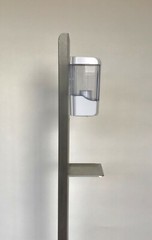 Stainless Steel Portable Hands Free Sanitizer Dispenser Stand