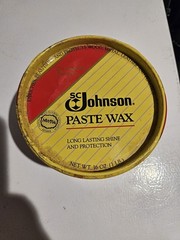 sc johnson paste wax 16 oz Not Sealed Almost Full Can Discontinued