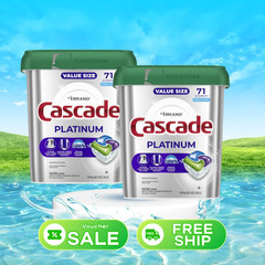 [FASH SALE] Cascade Platinum Dishwasher Pods Fresh 71 Count Detergent 2 Pack