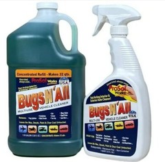 Bugs N All 1 Gal. Concentrate Makes 32 Qts. Pre-Wash Vehicle Cleaner – w/Sprayer