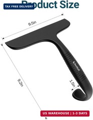 SetSail Shower Squeegee for Glass Doors,One-piece All Silicone Squeegee | Streak
