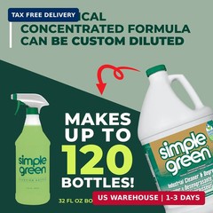 Simple Green Industrial Cleaner and Degreaser, 128 Oz. (13005)