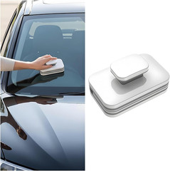 Magnetic Car Windshield Cleaner Tool with Anti-Falling Rope, Double-Sided