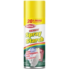 6x Powerhouse Heavy Spray Starch Fabric Crisp Finish Ironing Laundry Bundle 12oz