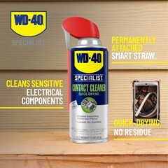 Fast-Drying Specialist Contact Cleaner 11 oz Spray with Smart Straw Applicator