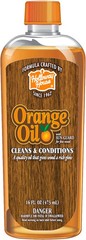 Orange Oil Cleaner 16oz, Cleans & Conditions | Moisturizes & Preserves w/ Sun Gu