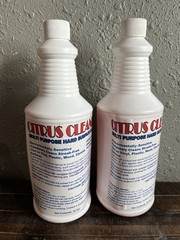 Citrus Clean Multi-Purpose Hard Surface Cleaner 32oz Streak-Free 2-Pack
