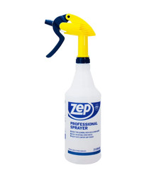 Zep Professional Plastic Spray Bottle, 32 oz, Adjustable Nozzle, (3 Pack)