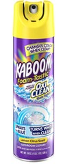 Kaboom Foam Tastic Bathroom Cleaner with OxiClean Citrus, Lemon, 19 Ounce
