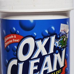 NOS OxiClean Stain Remover Powder 1.5 Lb Cleaning Laundry 2002 Orange Glo