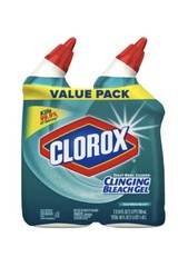 2 Toilet Bowl Cleaner Clinging Bleach Gel – 2 x 24 fl oz/ 2 Pack Bleach Tablets