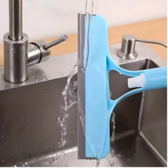1-Pack 3-in-1 Blue Window Cleaner – Holiday Streak-Free Glass Cleaning Kit for S