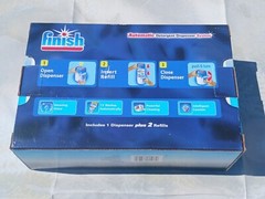 Finish Quantumatic Powerball Detergent Dispenser and 2 Refills New Sealed