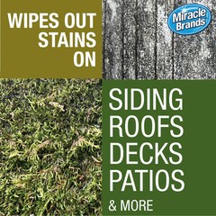 Outdoor Cleaner Spray-On Concentrate 64oz Algae Mold Mildew Stain Remover